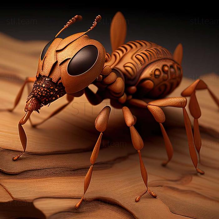 3D модель Pheidole oculata (STL)